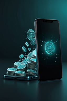 Smartphone mit Casino-App
